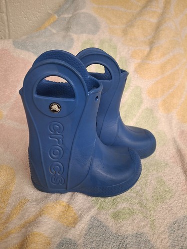 Stivali pioggia blu crocs - stivali,