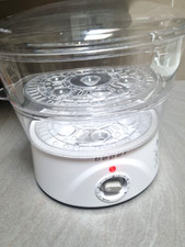 Vaporiera elettrica Beper da 5 litri con timer 2 vassoi per cottura vapore 400W