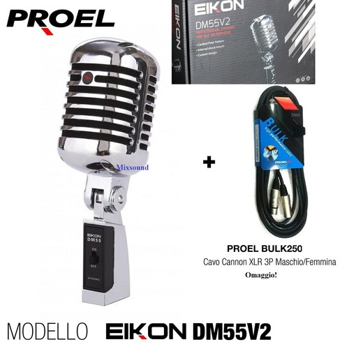Proel eikon dm55v2 microfono - proel,
