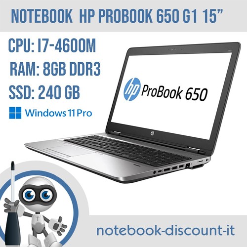 Notebook probook 650 g1 - hp,