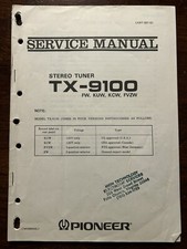 Pioneer TX-9100 Sintonizzatore