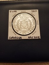 Moneta argento lire - moneta, di