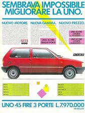 Advertising Fiat Uno 45 fire 3