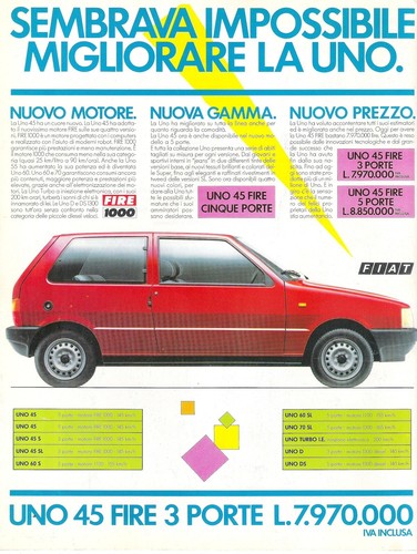 Advertising fiat uno fire - advertising,