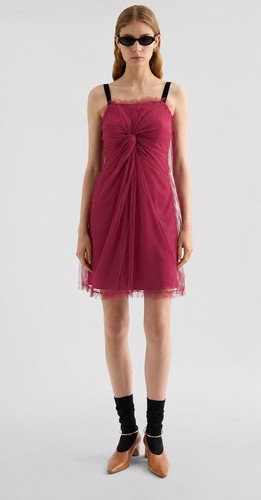 Rosso valentino hot pink tulle - rosso,
