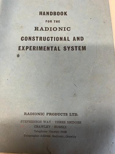 Handbook for the radionic - handbook,