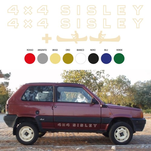 Adesivi panda 4x4 - 4x4, più