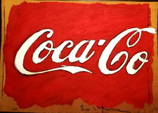 Mario schifano coca cola - coca,