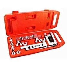 Kit Pagliettatrice per tubi Flangiatubi Svasatrice con accessori in valigetta 10