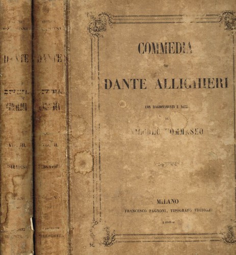 Commedia dante alighieri - commedia,