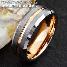 Anello uomo carburo di