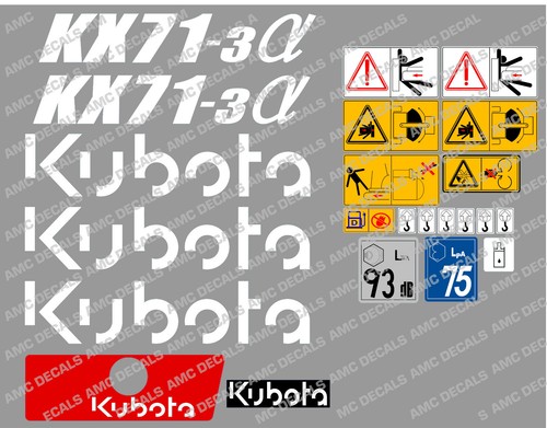 Kubota kx71 mini - kx71-3,