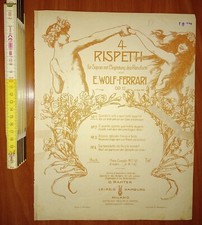 Wolf - Ferrari, Quando ti vidi a quel canto apparire (Op. 12 N. 1) D Rahter 1904