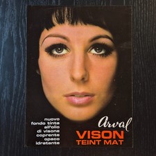 1968 Arval fondo tinta - Original AD Advertising Pubblicità Vintage