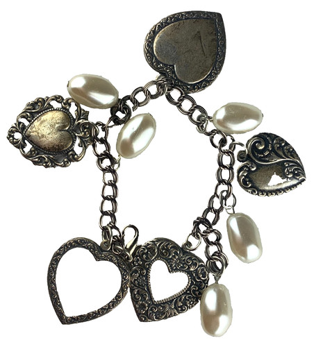 Bracciale charm vintage con - charm,