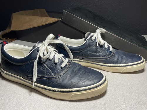 Sneakers gucci blu guccissima - blu,