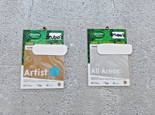 Pass backstage concerto - pass,