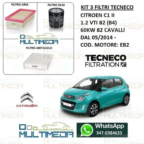 Kit tagliando filtri tecneco - kit, 3