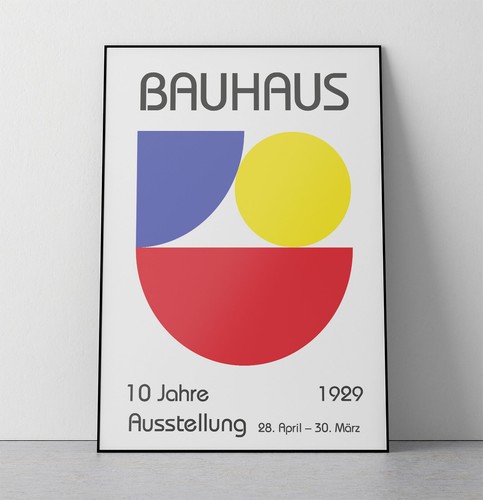 Poster design vintage bauhaus - design,