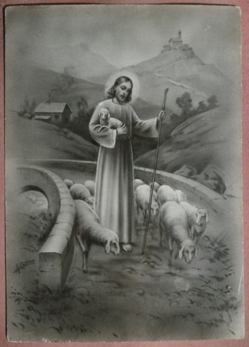 Cartolina augurale illustrata - cartolina,