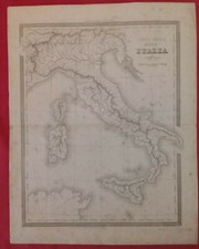 Carta FISICA DELL'ITALIA -