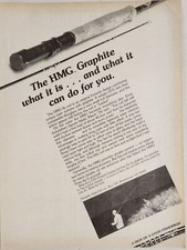 1975 Stampa Pubblicità Fenwick HMG Grafite Canne da Pesca a Mosca Westminster, California