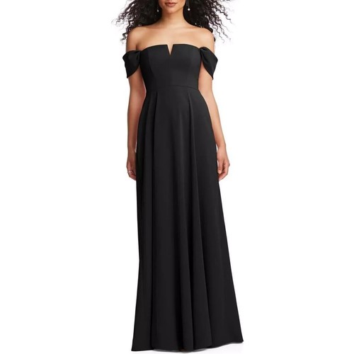 Abito crepe nero - in,