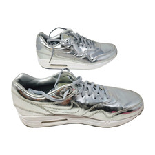 🔥NIKE Air Max 1 CROMO argento liquido IPERFUSA USA taglia 10 Jordan Golf DaDa