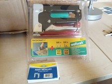 wolfcraft Set per graffatrice manuale tacocraf 7 mai usata