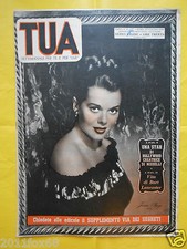 tua 1949 teatro cinema janis paige patricia hall linn thomas italian magazines