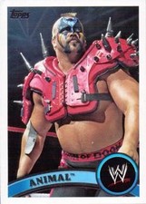 Animal 2011 topps wwe 106 - animal,