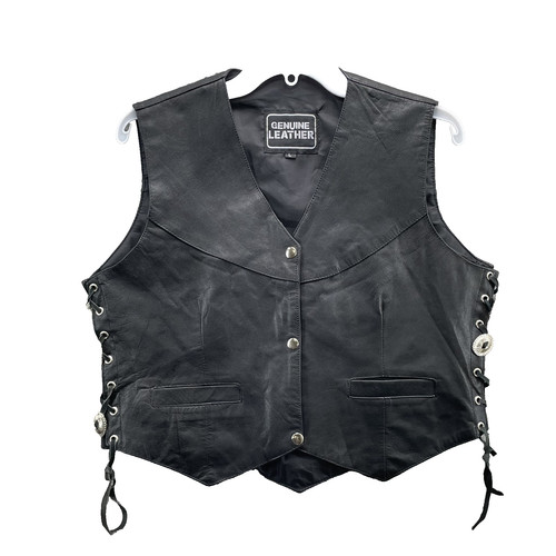 Gilet vera pelle - , donna