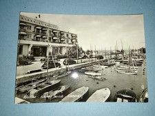 Cartolina, Riccione - Albergo Savioli. Darsena, Viaggiata 1954