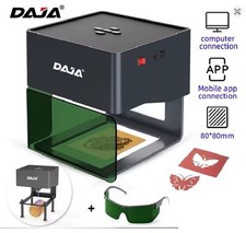 DAJA DJ6 Mini Incisore Laser Portatile Bluetooth CNC per Legno Plastica Pelle