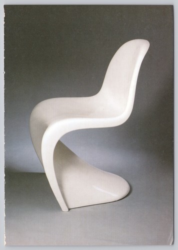 Cartolina sedia verner panton - cartolina,