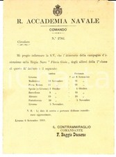 1911 LIVORNO Regia Accademia