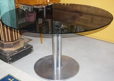 Anni tavolo tondo in vetro - tavolo,