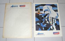 Manifesto UGO NESPOLO per AZZURRA America’s Cup 1983 Vela CINZANO sponsor NUOVO