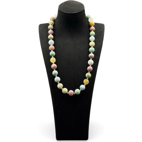 Mixed crystal necklace - 18",