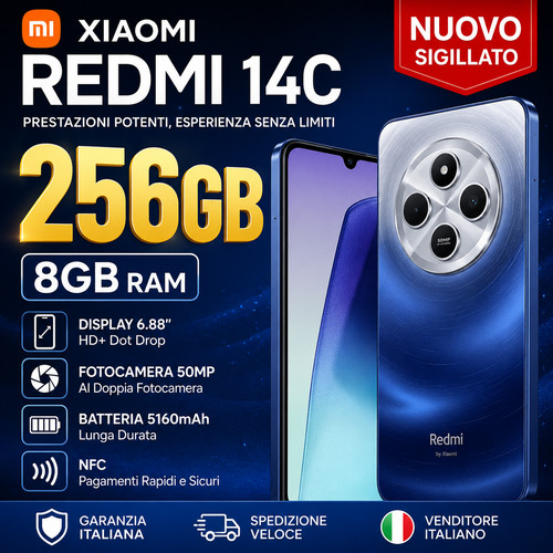 Xiaomi redmi 14c 8gb - xiaomi,