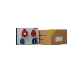 Distributore di corrente da costruzione 32 A 16 A 2x230 V distributore a...