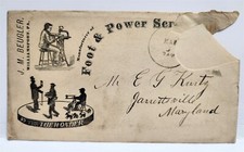 J.M. Copertina pubblicitaria Beugler Foot Powered Scroll Saws - Williamsport, PA