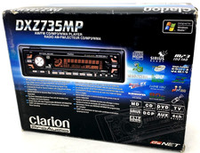 OPEN BOX CLARION DXZ-735MP CAR AUDIO STEREO CD PLAYER OLD SCHOOL RADIO HEAD UNIT