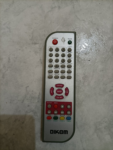 Telecomando dikom decoder - telecomando,