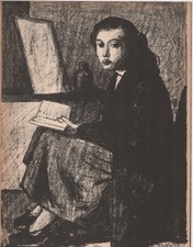 Pompeo Borra - Donna con il