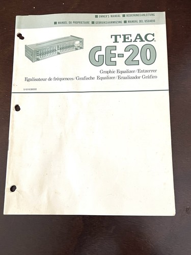 Teac equalizzatore - teac, ge-20