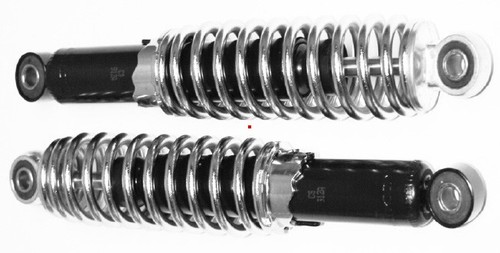 Chrome and black slimline rear - chrome,