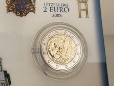 Coincard 2 euro Luxembourg 2008 “Château de Berg” Lussemburgo FDC BU UNC