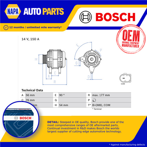 Alternatore adatto bmw 320d - alternatore,