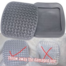 2x Copripastiglie Gomma Pedale